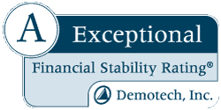 A Exceptional Financial Stability Rating® DemoTech, Inc.